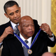 President Barack Obama awards John Lewis with the Medal of Freedom.